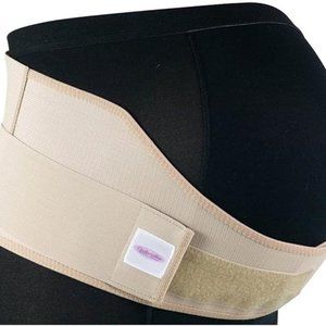 GABRIALLA Elastic Maternity Support Belt (Medium Support), Medium-Black